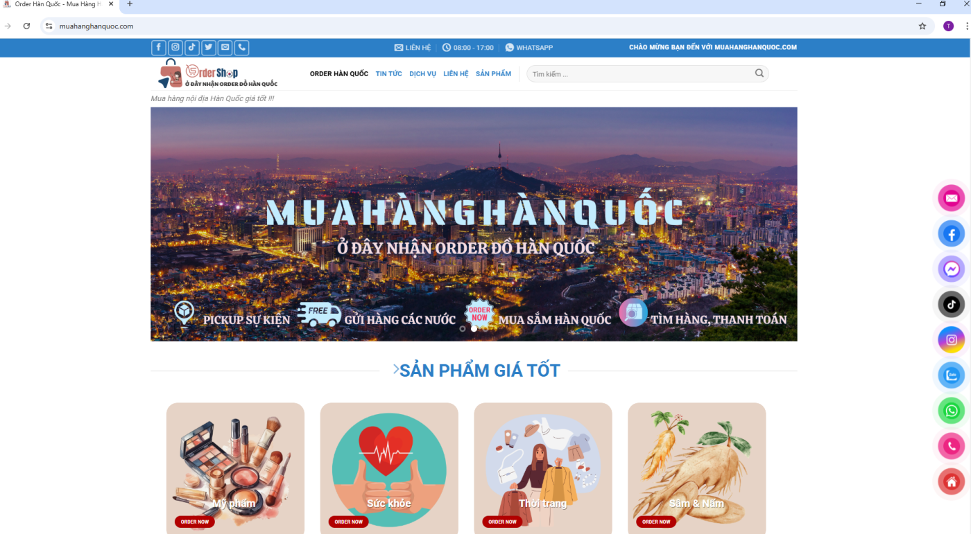 dịch vụ mua hàng hàn quốc